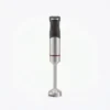 Batidora de mano profesional de 1000W en acero inoxidable con diseño ergonómico y cuchillas de alta resistencia.