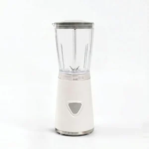 Licuadora personal Vita-Blend blanca de 170W con jarra de 0.5 litros y cuchillas de acero inoxidable para smoothies.