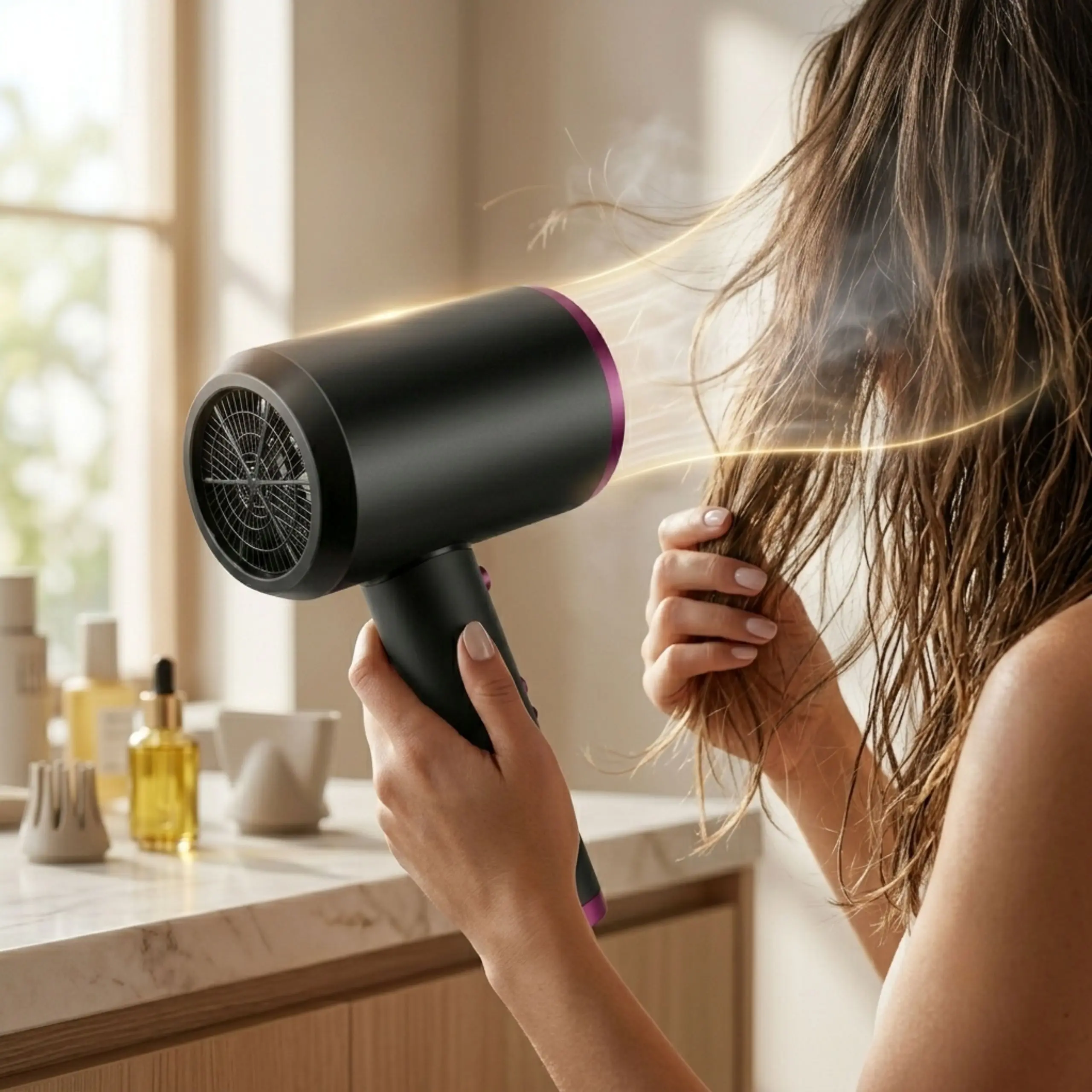 Secador de pelo de alta velocidad para cabello sin frizz https://gemini.google.com/app/406d3ead251a75a0?hl=es-ES#:~:text=Primerplanodesecadordepeloprofesionalaplicandoairecontecnologainicaparareducirelfrizzyprotegerelcabello.